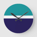 Buscar fondo azul marino relojes de pared Moderno