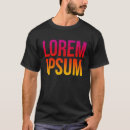 Buscar lorem ipsum camisetas Texto