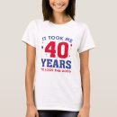 Buscar 40 años cumpleaños mujer camisetas Divertido