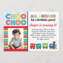 Buscar choo invitaciones Niños