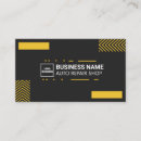 Buscar taller mecánico tarjetas de visita Reparación de automóviles