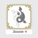 Buscar yin yang koi pegatinas Símbolo