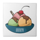 Buscar helado azulejos Postre