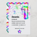 Buscar tie dye invitaciones Retro