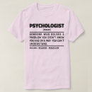 Buscar psicologa camisetas Para todos