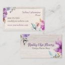 Buscar shabby tarjetas de visita Flores