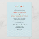 Buscar azul boda invitaciones Boda de playa
