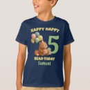 Buscar cumpleaños 5 camisetas Cualquier niño