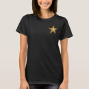 Buscar estrellas del negro camisetas Oro