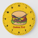 Buscar hamburguesas relojes de pared General y unisex