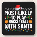 Buscar baloncesto posavasos Navidad
