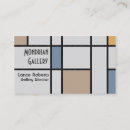 Buscar mondrian tarjetas de visita Abstracto