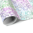 Buscar abstracto papel de regalo Morado