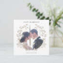 Buscar boda tarjetas anuncios Recién casados