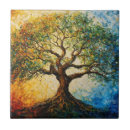 Buscar árboles azulejos Colorido