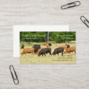 Buscar ganaderos tarjetas de visita Vaca