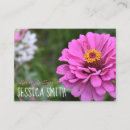 Buscar fotografía floral tarjetas de visita Rosa
