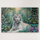 Buscar tigre blanco puzzles Jungla