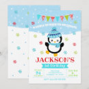 Buscar del pingüino invitaciones de cumpleaños Chico