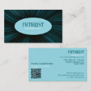 Buscar futurista tarjetas de visita Moderno