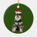 Buscar schnauzer adornos Santa