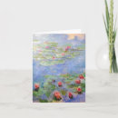 Buscar lirios de agua del monet tarjetas Flores