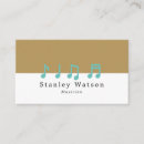 Buscar notas musicales tarjetas de visita Cantante