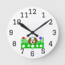 Buscar reproducción relojes de pared Flores