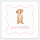 Buscar perro rosado pegatinas Para niños