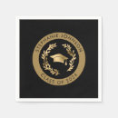 Buscar graduación servilletas Oro