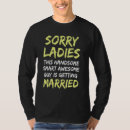 Buscar fiesta de macho camisetas Novio