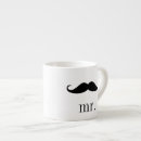 Buscar bigote de moda tazas Negro