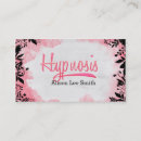 Buscar hipnosis tarjetas de visita Relajación