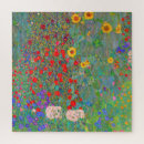 Buscar flores puzzles Gustav klimt