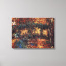 Buscar puente japonés lienzos Estanque