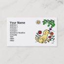 Buscar labrador amarillo tarjetas de visita Perro