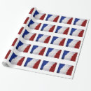 Buscar bandera francia de papel de regalo Navidad