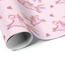 Buscar unicornio papel de regalo Corazones