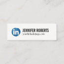 Buscar linkedin tarjetas de visita Logotipo