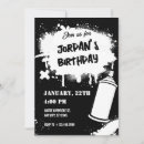 Buscar grafiti invitaciones Negro