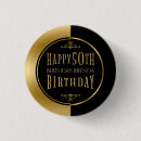 Buscar 50 o cumpleaños chapas Moderno