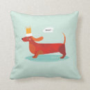 Buscar perro salchicha cojines Daschund