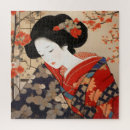 Buscar geisha japonés puzzles Ukiyo e