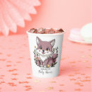 Buscar lobo papel vasos Adorable