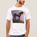 Buscar unicornio negro camisetas Caballo