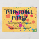 Buscar del fiesta de paintball invitaciones General y unisex