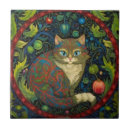 Buscar gatos azulejos William morris
