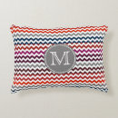 Buscar zigzag gris cojines Monograma
