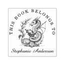 Buscar y dragones exlibris Dragón