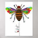 Buscar abeja colorida posters Insecto